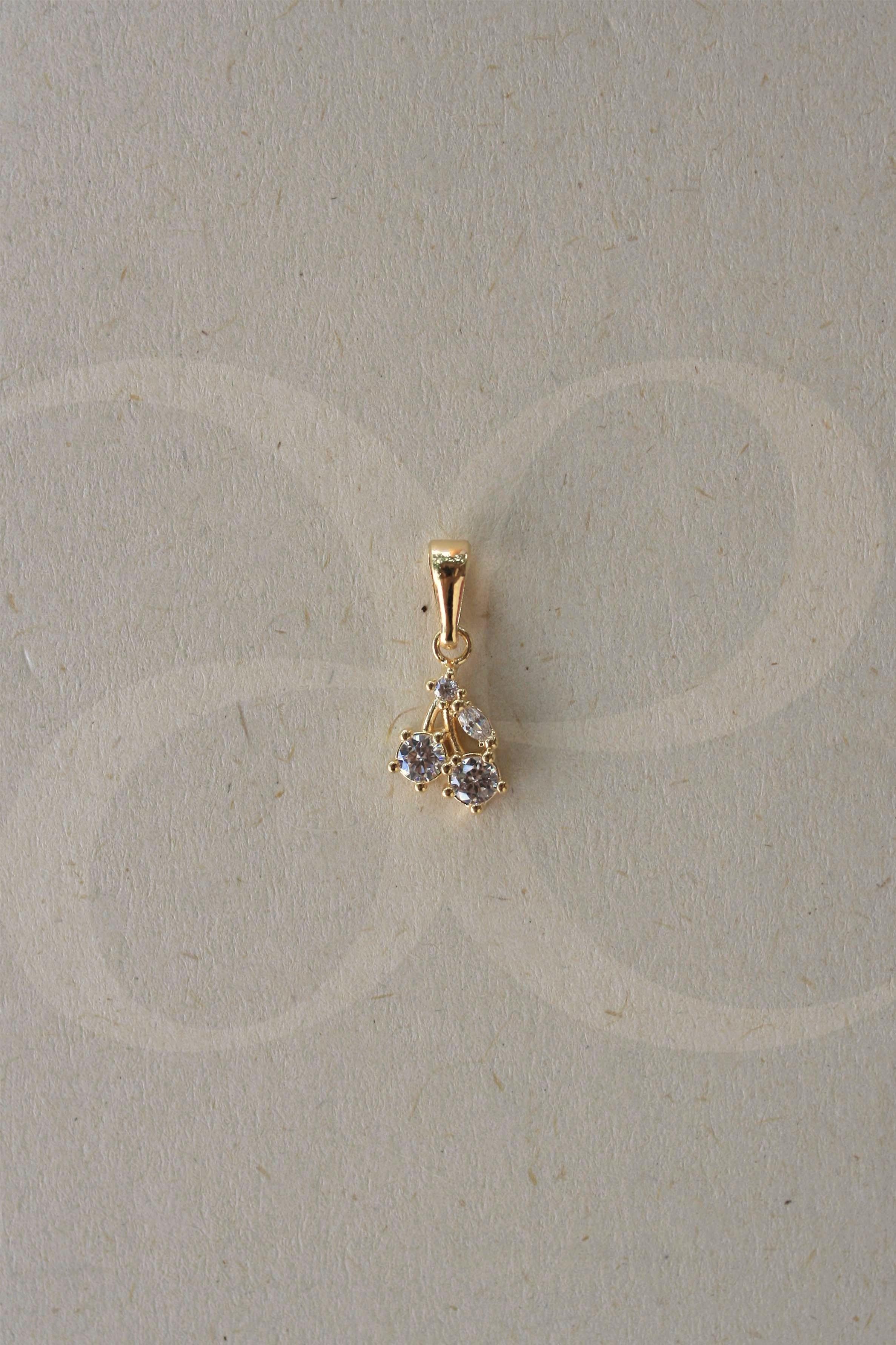 DIJE CEREZAS CRISTAL