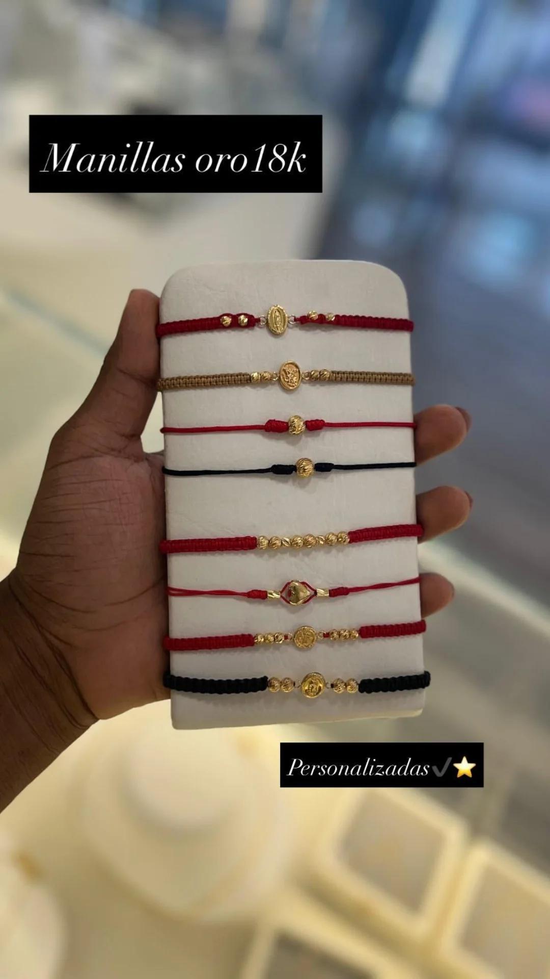 MANILLAS PERSONALIZADAS ORO 18K