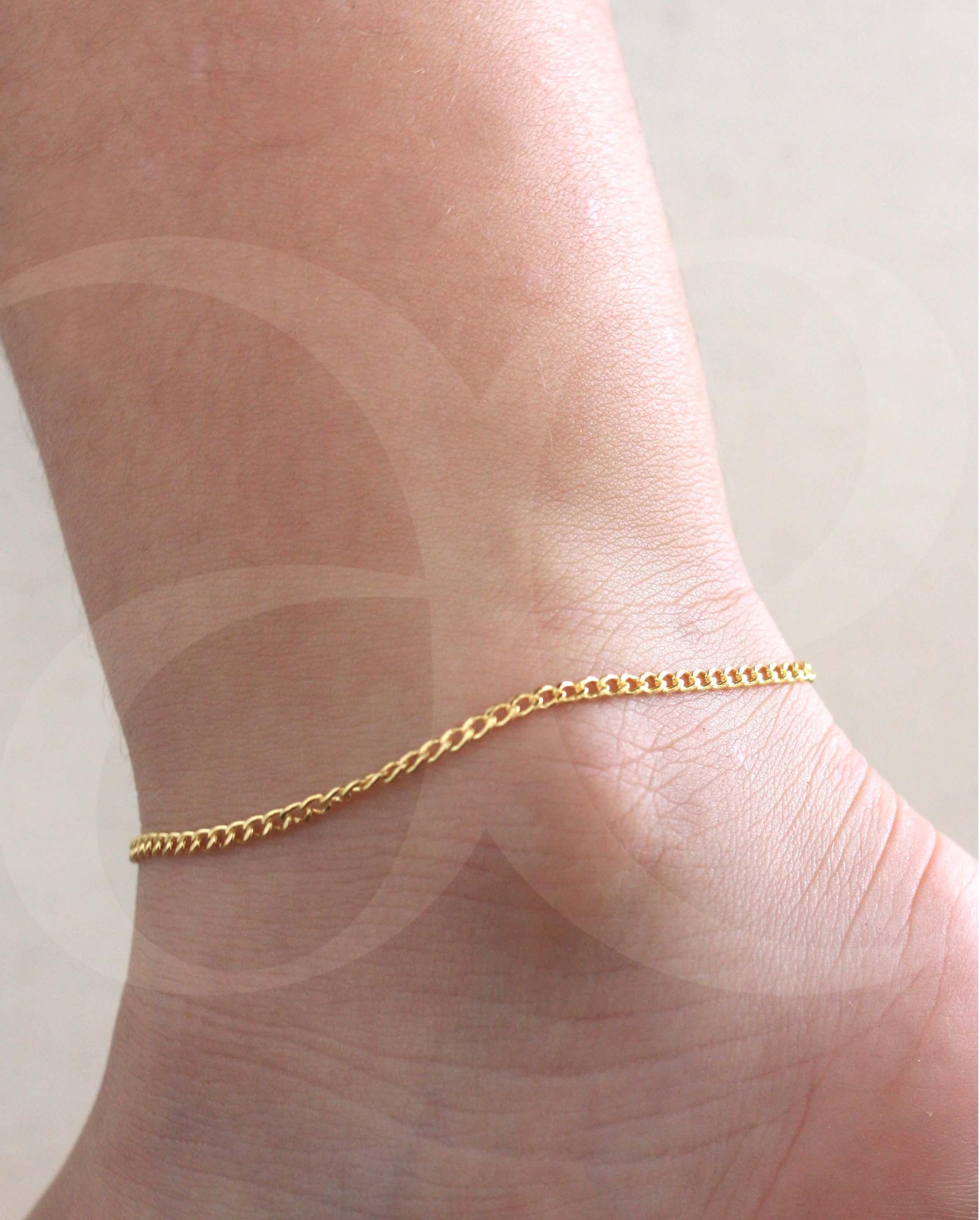 TOBILLERA TEJIDO CUBANA DELGADA